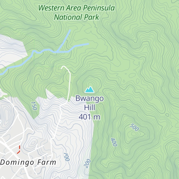 Map of Bwango Hill