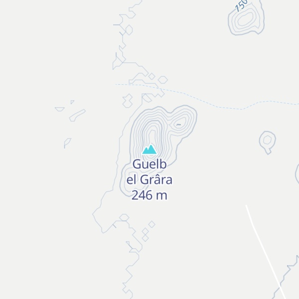 Map of Guelb el Grâra