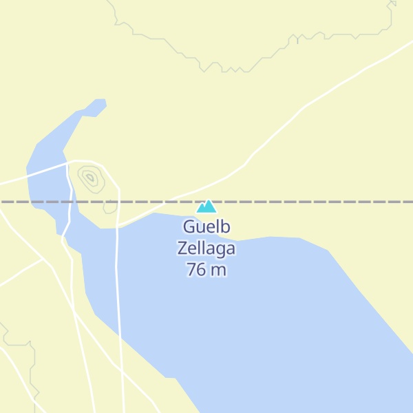 Map of Guelb Zellaga