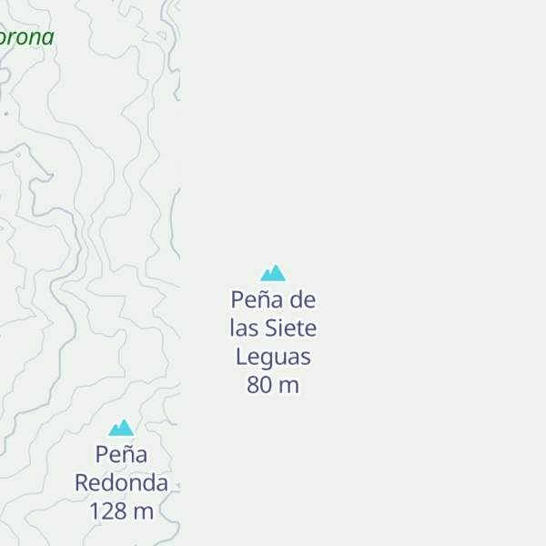 Map of Peña de las Siete Leguas