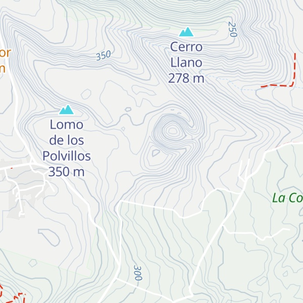 Map of La Quemada de Orzola