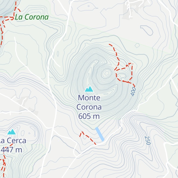 Map of Monte Corona