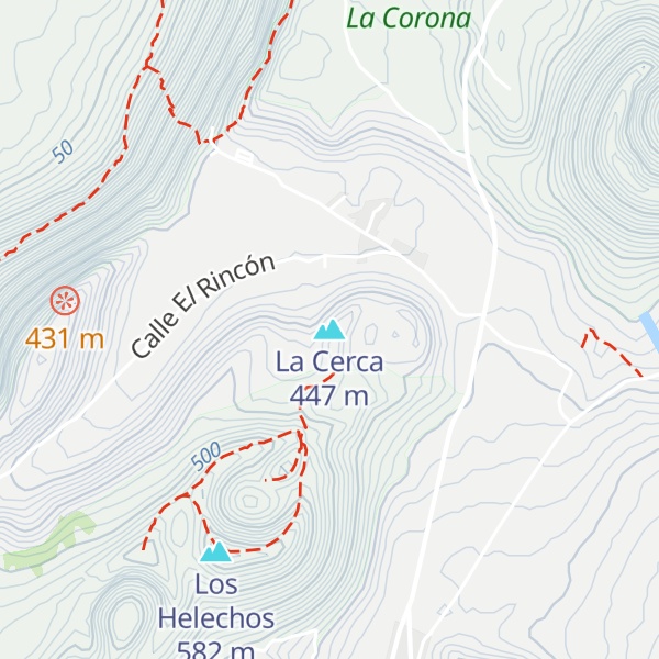 Map of La Cerca