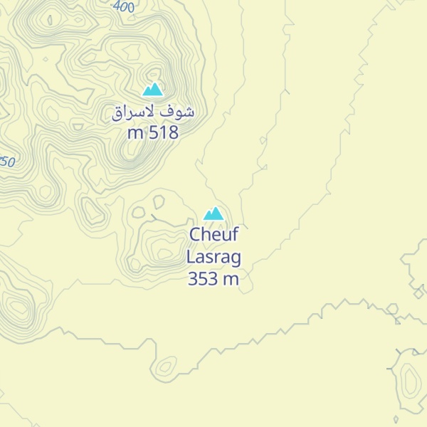 Map of Cheuf Lasrag