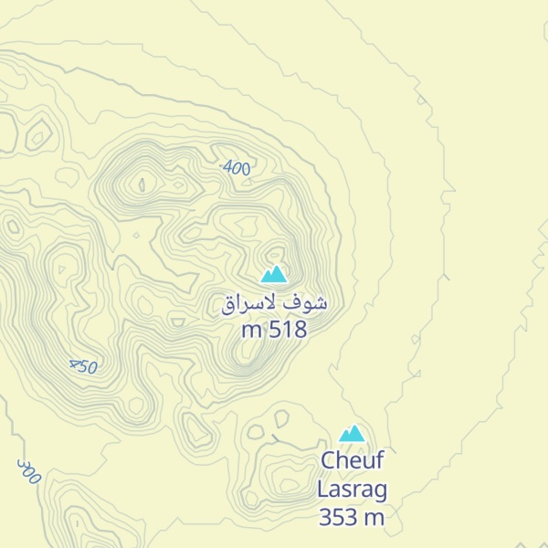 Map of شوف لاسراق