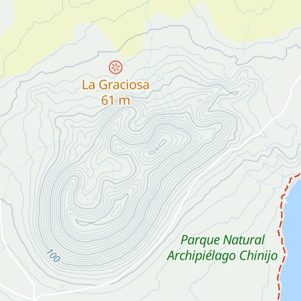 Map of Agujas Chicas