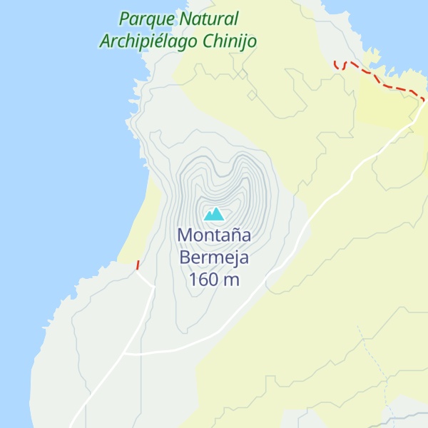 Map of Montaña Bermeja
