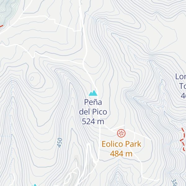 Map of Peña del Pico