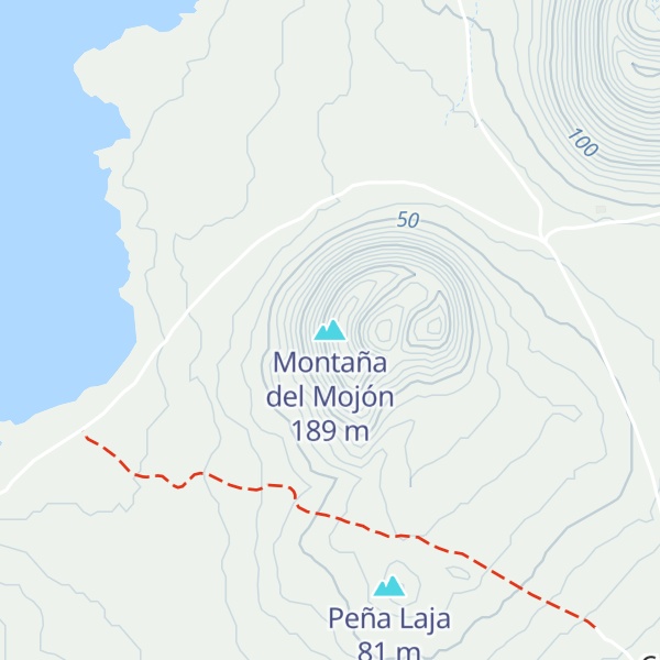 Map of Montaña del Mojón