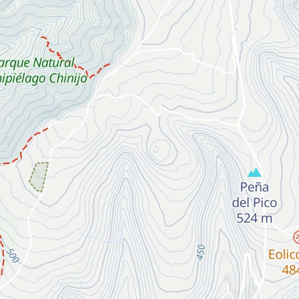 Map of Peña de Juan Estévez