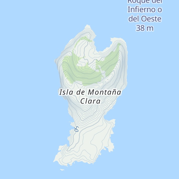 Map of Montaña Clara