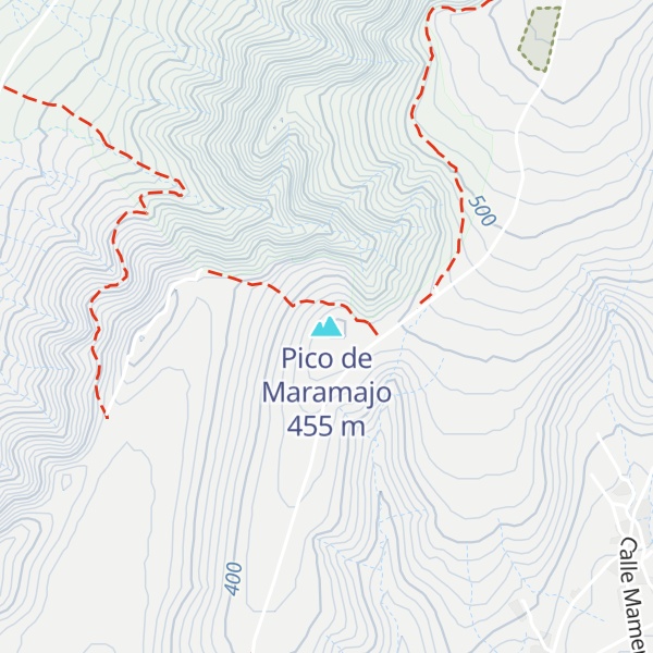 Map of Pico de Maramajo