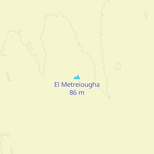 Map of El Metreïougha