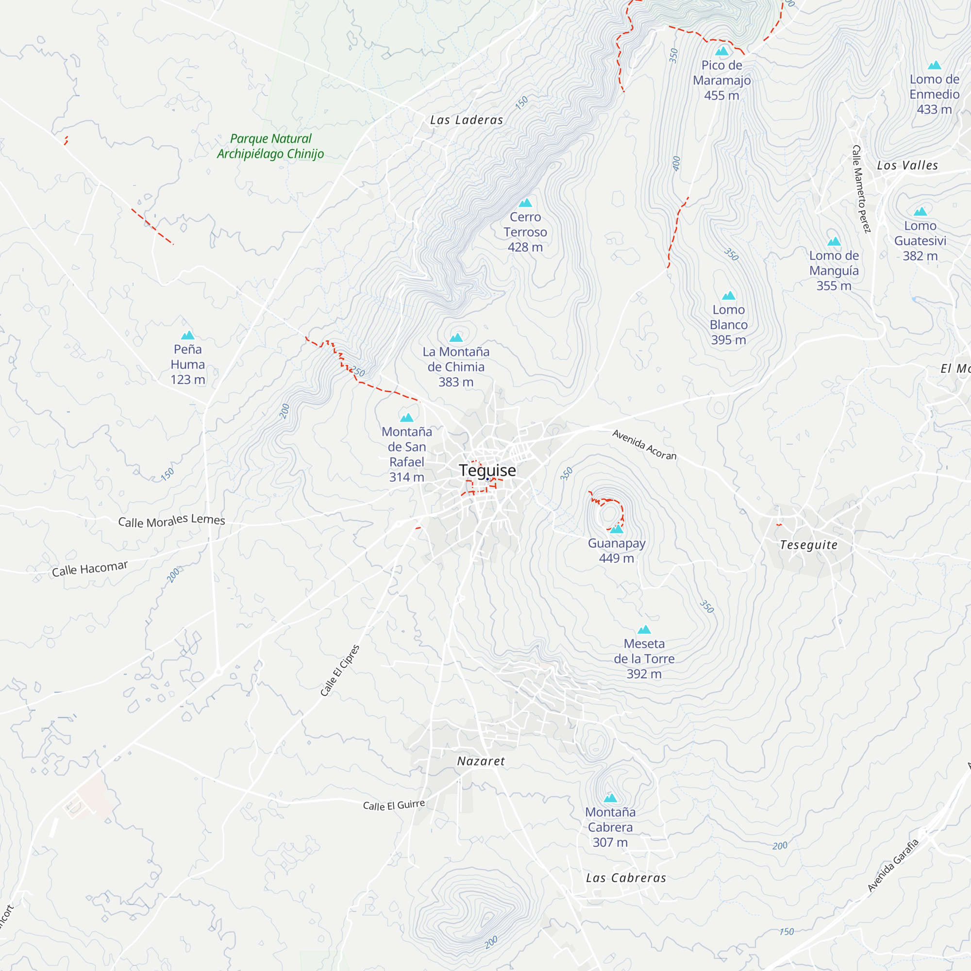 Tourist Information Villa de Teguise map