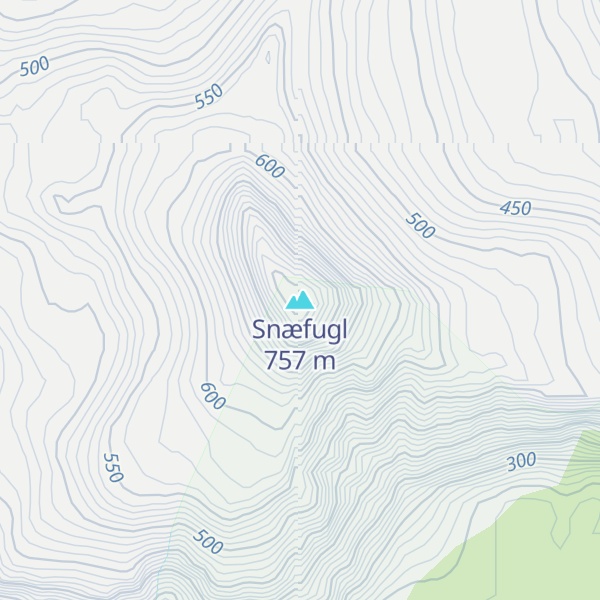 Map of Snæfugl