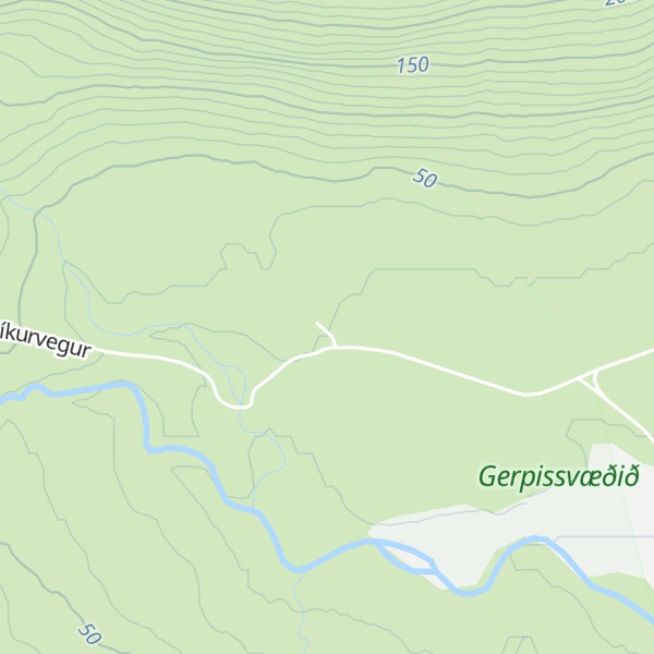 Map of Karlsstaðir