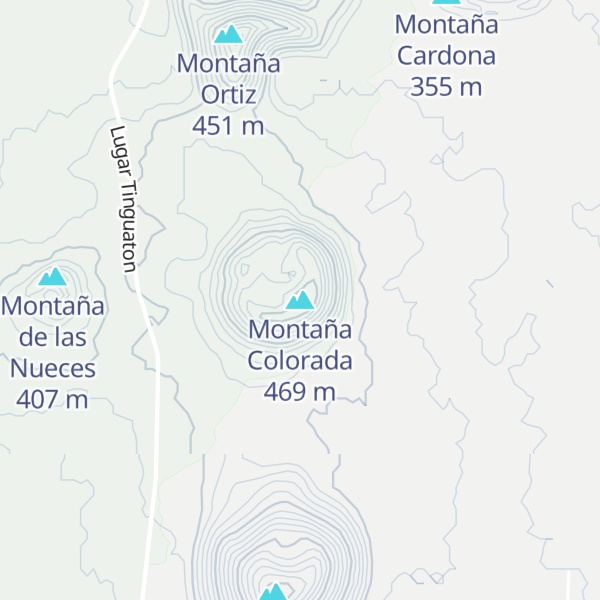 Map of Montaña Colorada