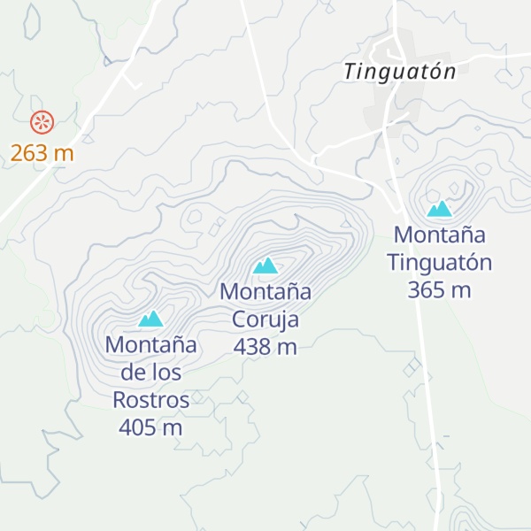 Map of Montaña Coruja