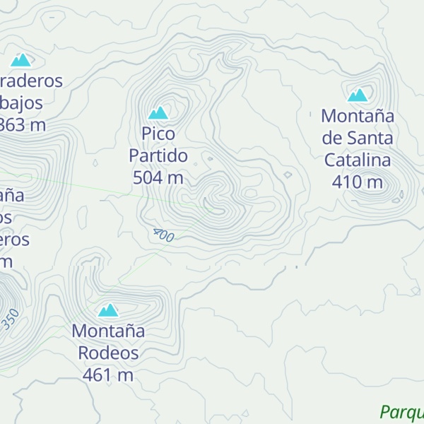 Map of Montaña del Señalo