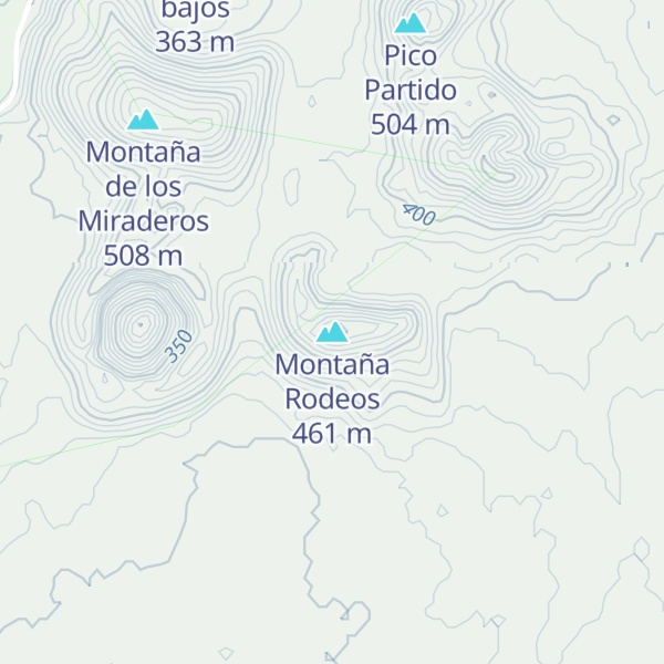 Map of Montaña Rodeos