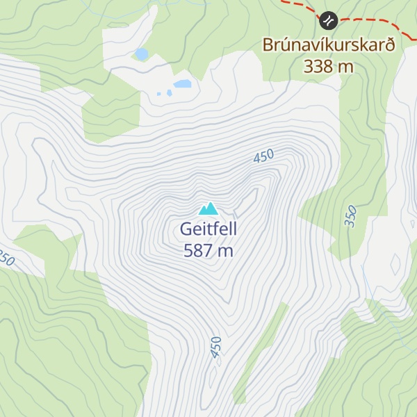 Map of Geitfell