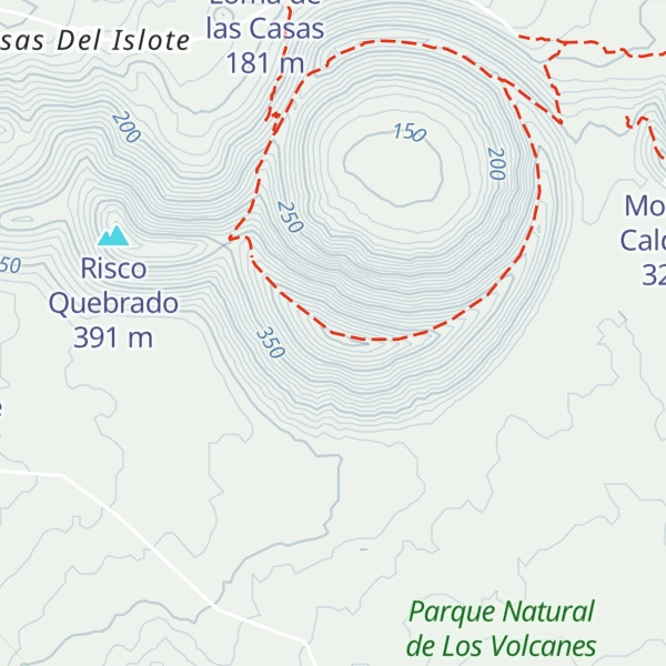 Map of Caldera Blanca