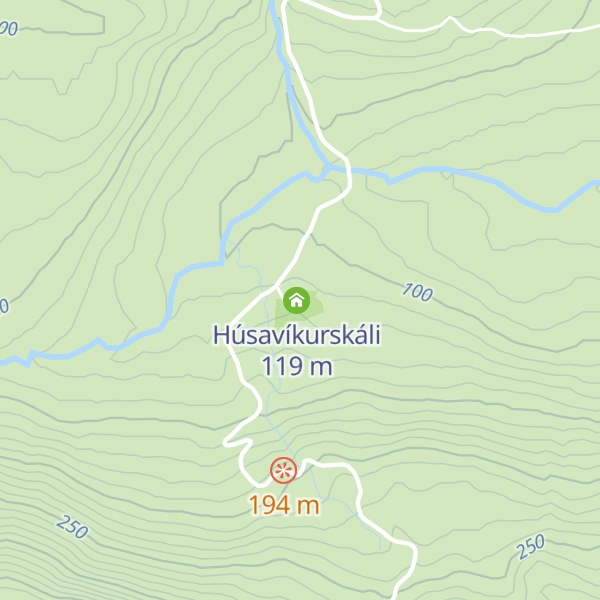 Map of Husavik