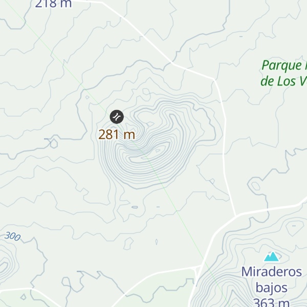 Map of Montaña de Mazo o Negra
