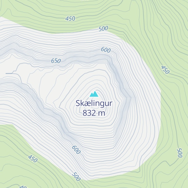 Map of Skælingur