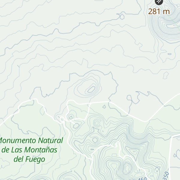 Map of Montaña del Chinero