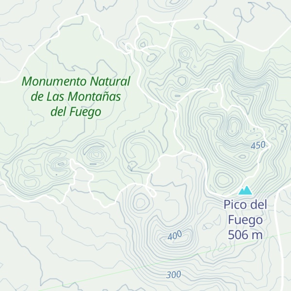 Map of Caldera Quemada de Arriba