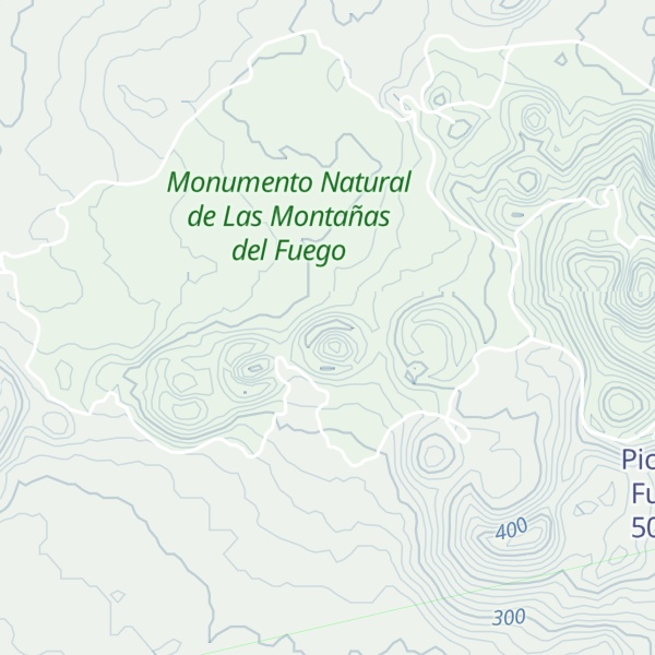 Map of Caldera Quemada del Nido del Guirre