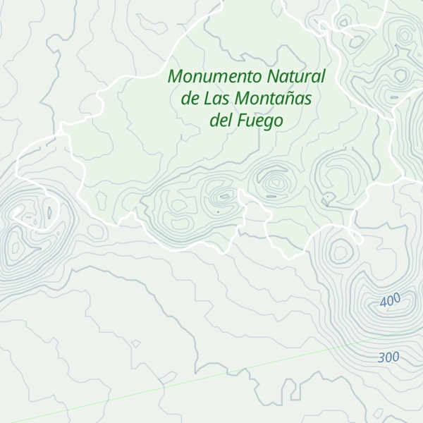 Map of Caldera Quemada del Mirador