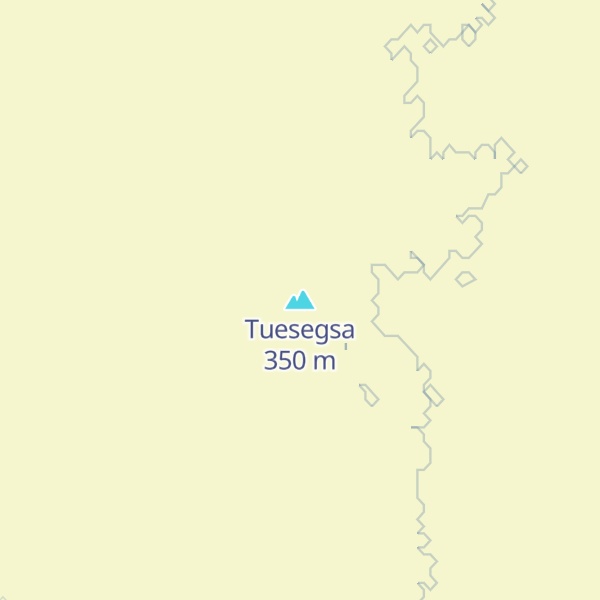 Map of Tuesegsa