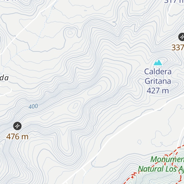 Map of Lomo del Vallito