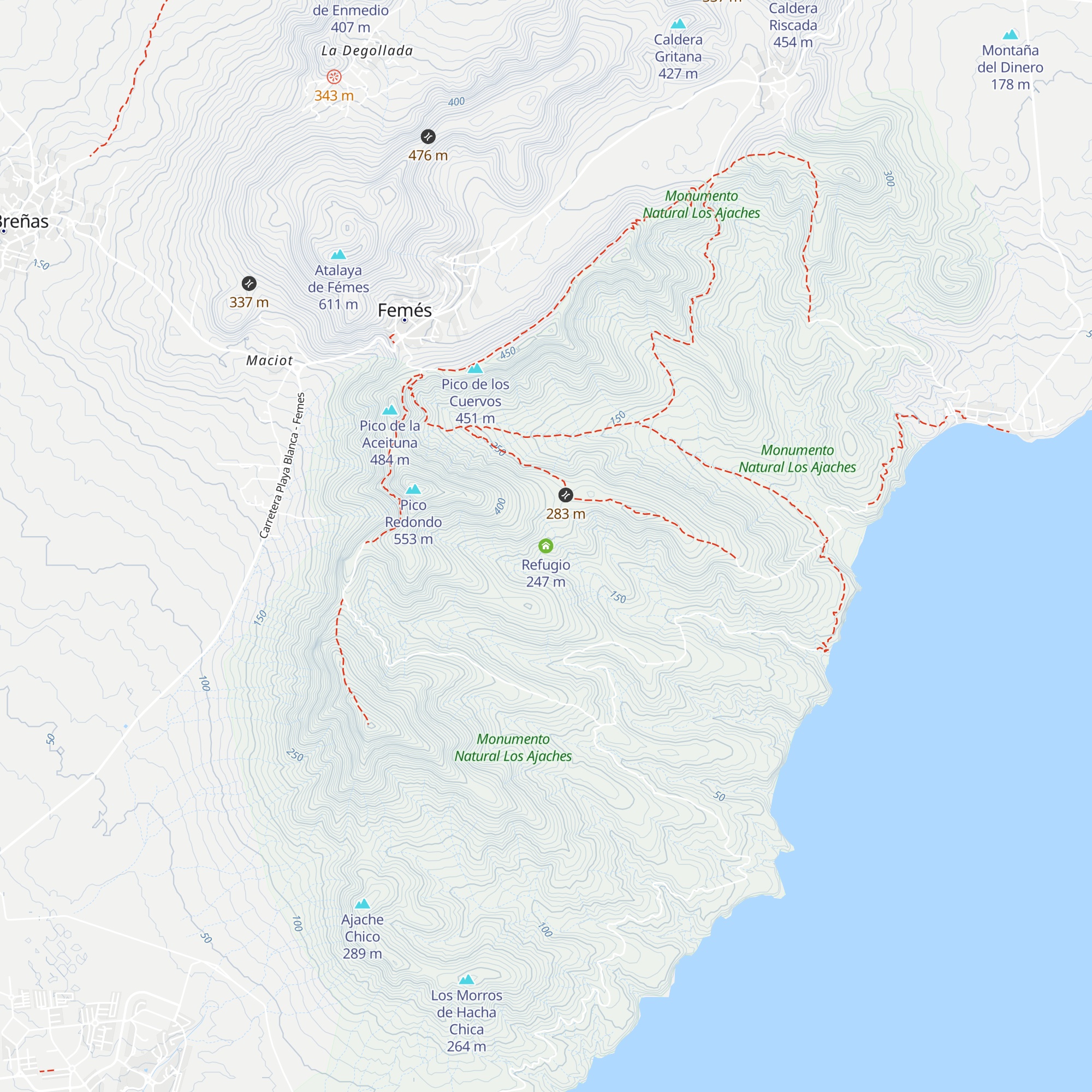 Refugio map