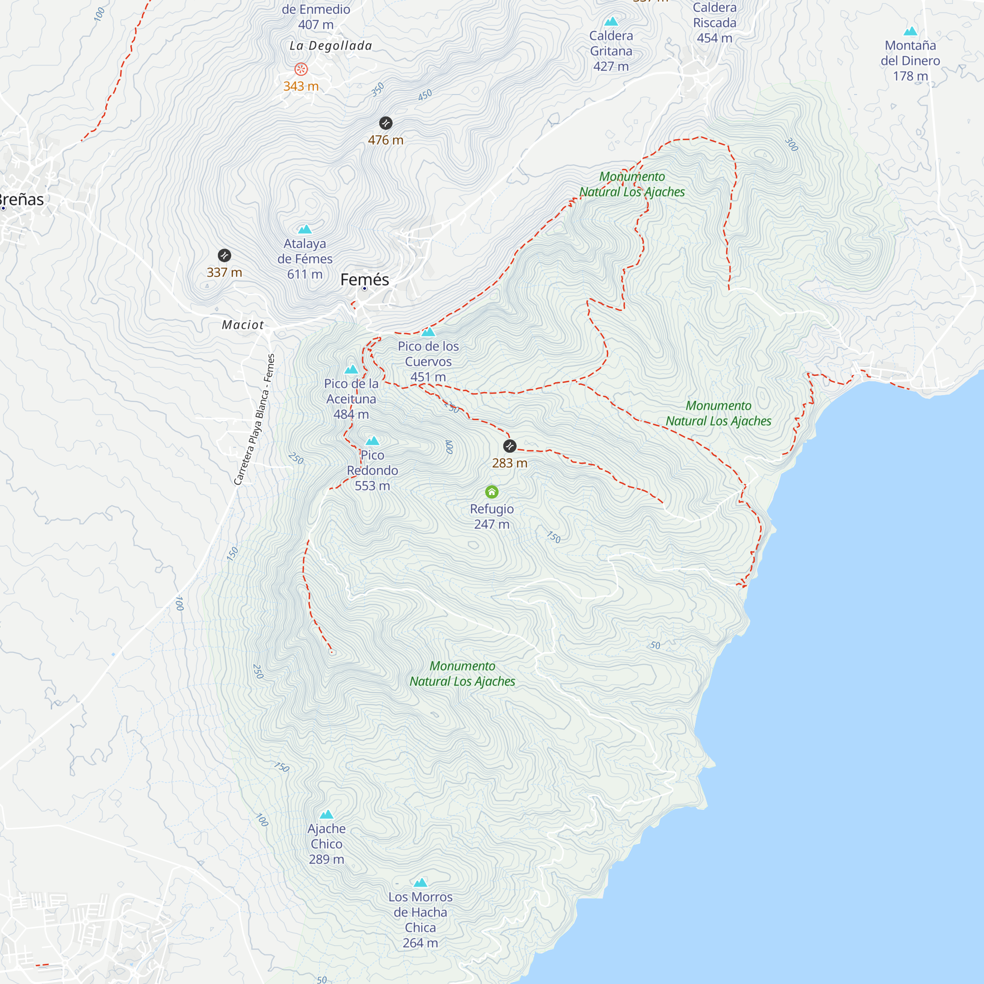 Refugio map