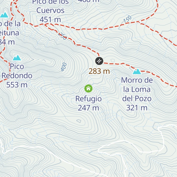 Map of Refugio