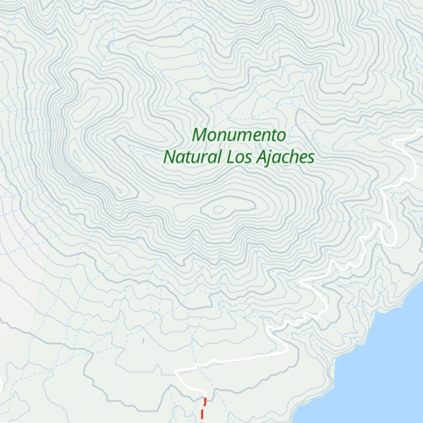 Map of Los Morros de Hacha Chica