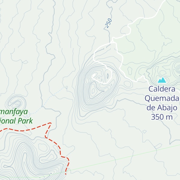 Map of Montaña Rajada