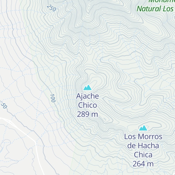Map of Ajache Chico
