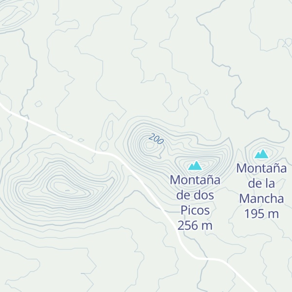 Map of Pico Redondo