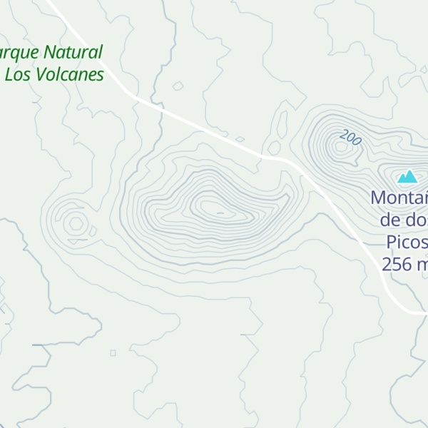 Map of Montaña de la Vieja Gabriela