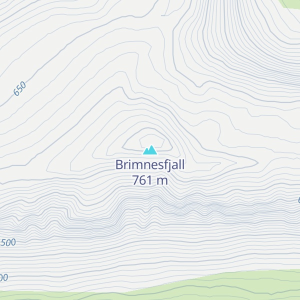 Map of Brimnesfjall