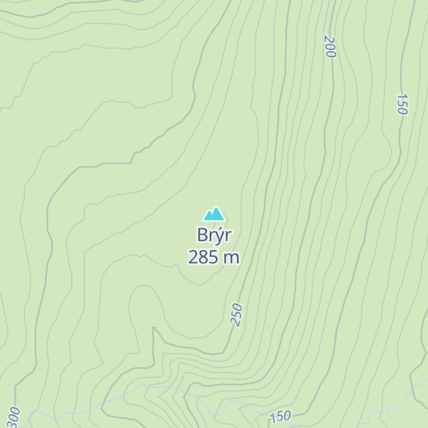 Map of Brýr