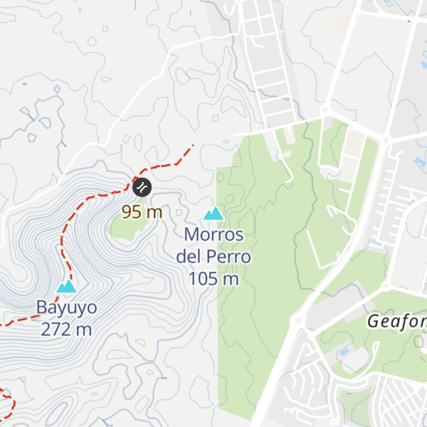 Map of Morros del Perro