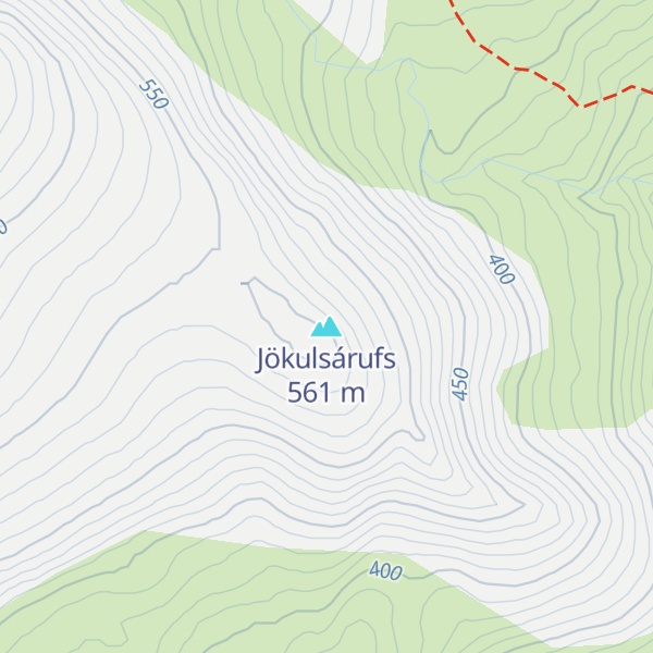 Map of Jökulsárufs