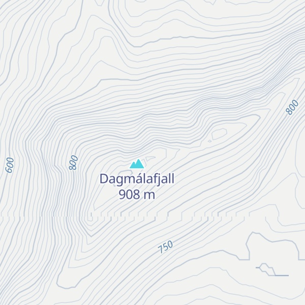 Map of Svartafell