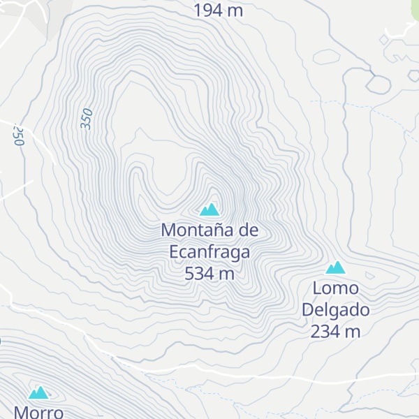 Map of Montaña de Ecanfraga