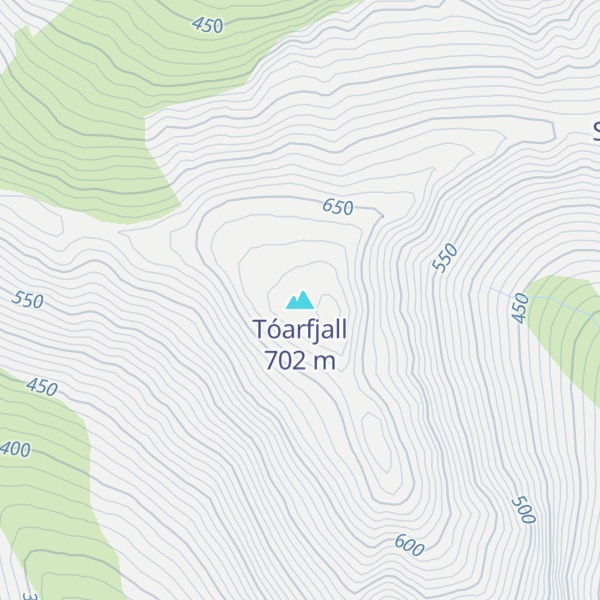 Map of Tóarfjall